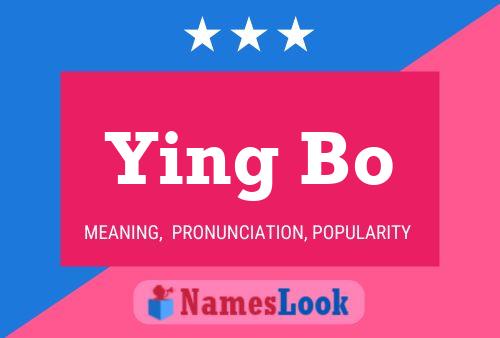 Ying Bo Name Poster