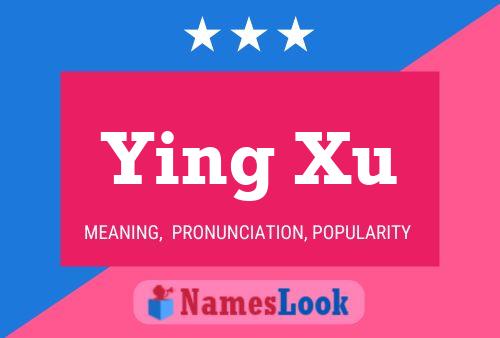 Ying Xu Name Poster