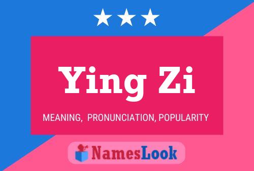 Ying Zi Name Poster