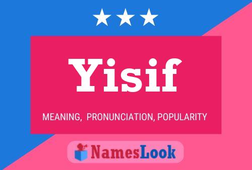 Yisif Name Poster