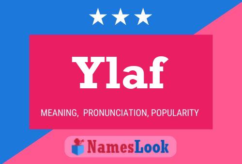 Ylaf Name Poster