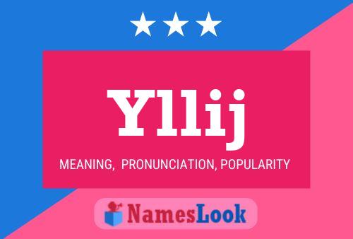 Yllij Name Poster