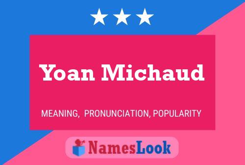 Yoan Michaud Name Poster