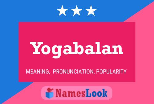 Yogabalan Name Poster