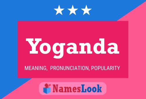 Yoganda Name Poster