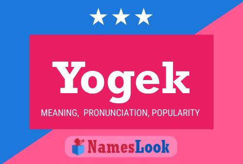 Yogek Name Poster