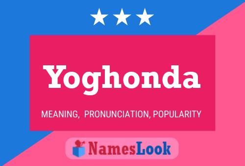 Yoghonda Name Poster