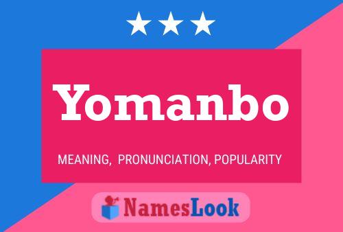 Yomanbo Name Poster