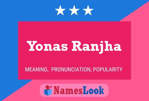 Yonas Ranjha Name Poster