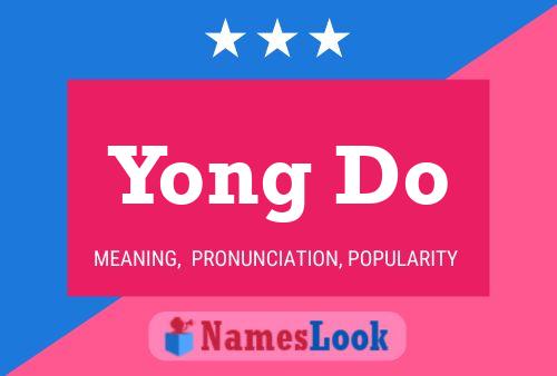 Yong Do Name Poster