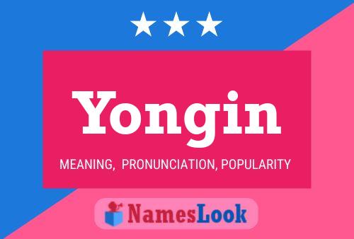 Yongin Name Poster