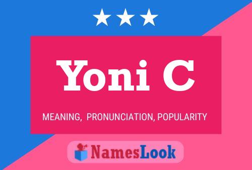 Yoni C Name Poster