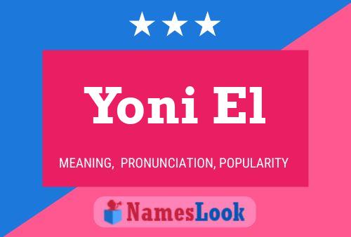 Yoni El Name Poster