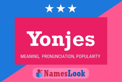 Yonjes Name Poster