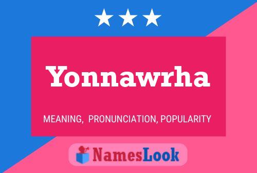 Yonnawrha Name Poster