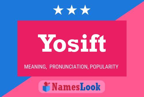 Yosift Name Poster