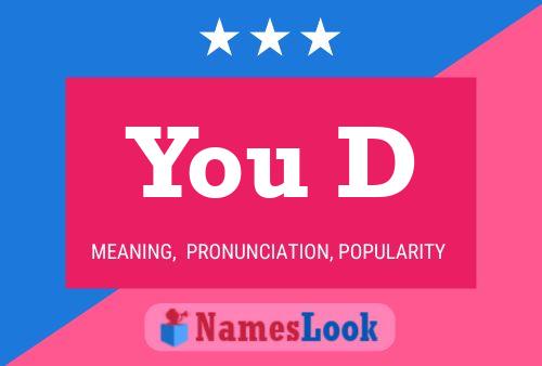 You D Name Poster