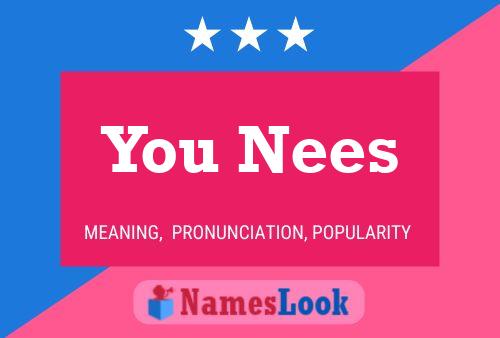 You Nees Name Poster