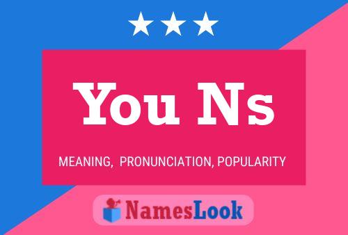 You Ns Name Poster