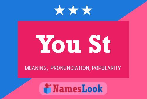 You St Name Poster