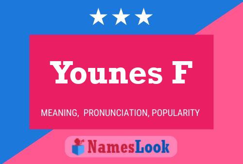 Younes F Name Poster