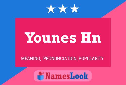 Younes Hn Name Poster