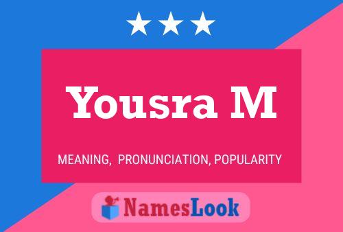 Yousra M Name Poster