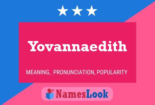 Yovannaedith Name Poster