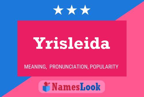 Yrisleida Name Poster