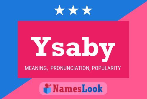 Ysaby Name Poster