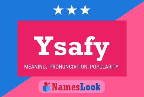 Ysafy Name Poster