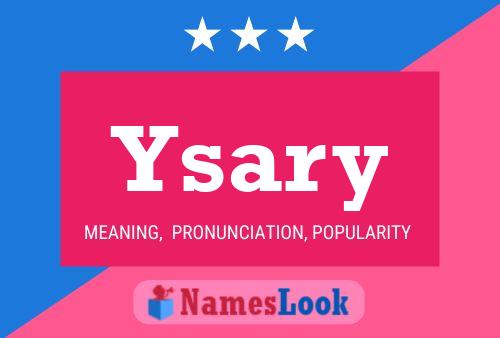 Ysary Name Poster