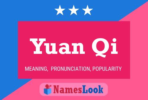 Yuan Qi Name Poster