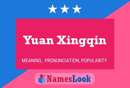 Yuan Xingqin Name Poster