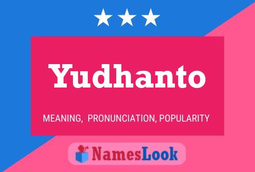 Yudhanto Name Poster