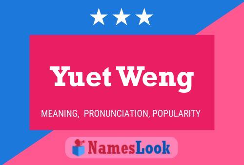 Yuet Weng Name Poster