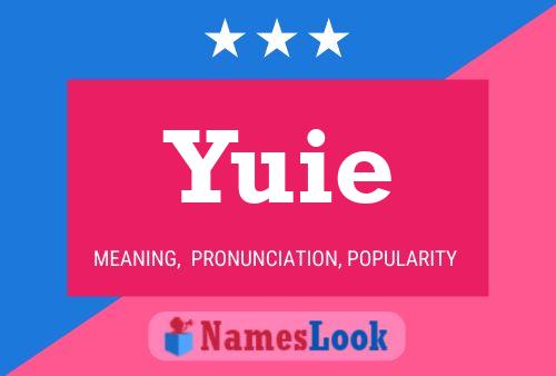 Yuie Name Poster