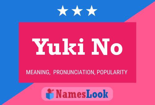 Yuki No Name Poster