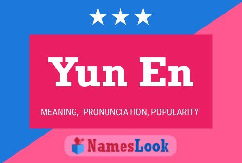 Yun En Name Poster