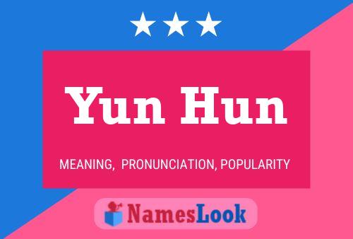 Yun Hun Name Poster