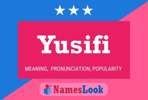 Yusifi Name Poster