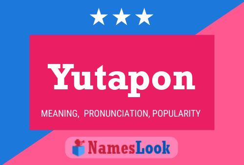 Yutapon Name Poster