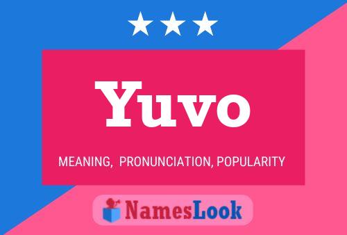 Yuvo Name Poster