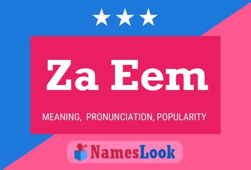 Za Eem Name Poster