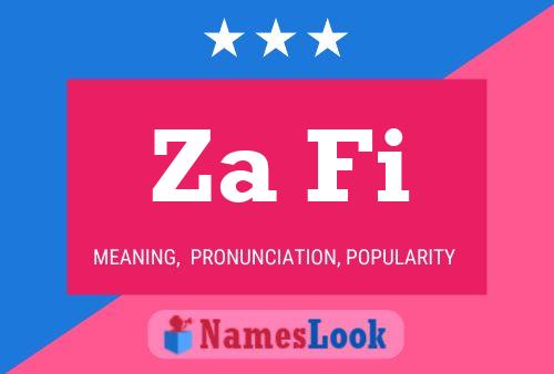 Za Fi Name Poster