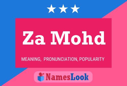 Za Mohd Name Poster