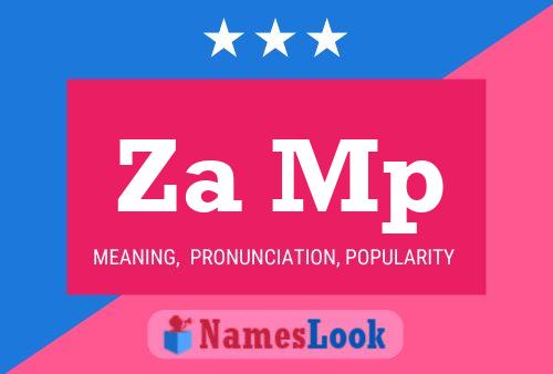 Za Mp Name Poster