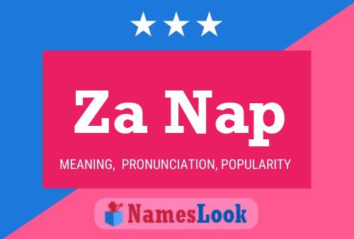 Za Nap Name Poster