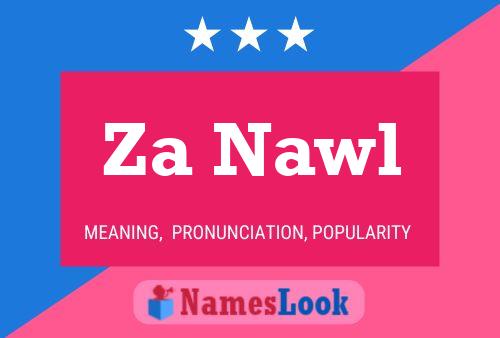 Za Nawl Name Poster