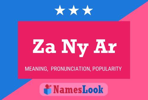 Za Ny Ar Name Poster